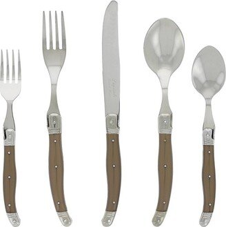 Laguoile 20pc Stainless Steel Silverware Set Bronze