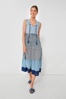 Tnuck Beach Seaside Stripe Salty Paloma Caftan