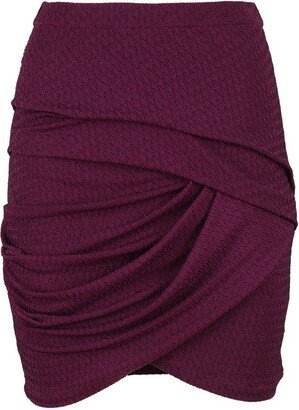 Menia Draped Mini Skirt