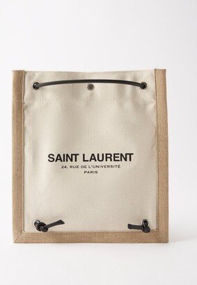 Logo-print Canvas Cross-body Bag