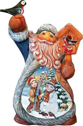 G.DeBrekht Snowy Friends Tiny Tale Santa Figurine