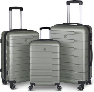 EDWINRAY Luggage 3 Piece Sets Hardside Carry-on Luggage with TSA Lock, Expandable Lightweight Suitcase Sets 20