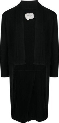 High-Low Hem Wool Coat