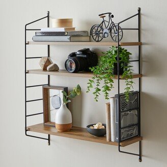 Dunelm Fulton 3 Tier Shelf Brown