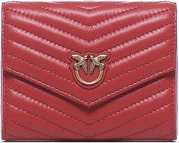 Logo-Plaque Quilted Foldover Top Wallet-AA