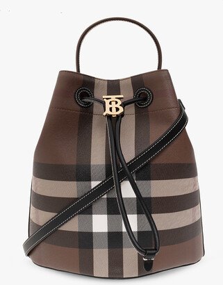 ‘TB’ Bucket Bag - Brown