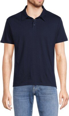 Saks Fifth Avenue Made in Italy Saks Fifth Avenue Men's Cotton Modal Polo