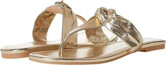 Abigail Flip-Flop (Gold) Women's Shoes