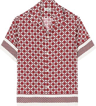 Short Sleeve Square Cross Shirt