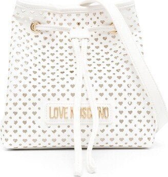 Heart Cut-Out Bucket Bag