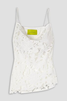 Guipure lace cotton camisole