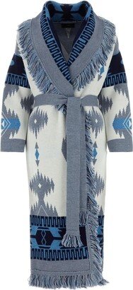 Embroidered Cashmere Icon Cardigan