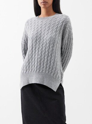 Cable-knit Cashmere Sweater-AB