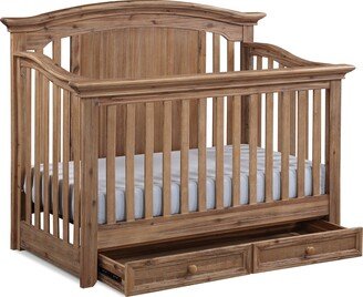 TONWIN Convertible Crib Brown