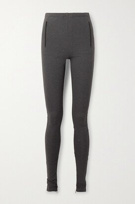 Stretch-ponte Leggings - Gray