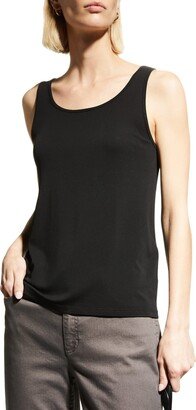 Scoop-Neck Stretch Jersey Tank