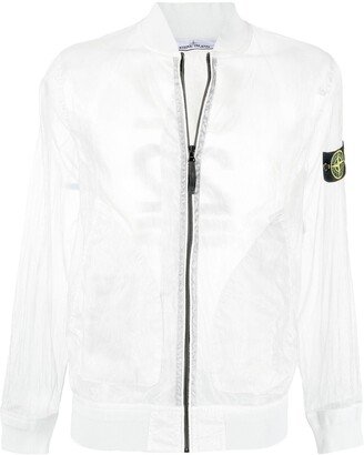 Lightweight Sheer Bomber Jacket