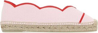 Contrasting Trim Slip-On Espadrillas