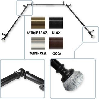 InStyleDesign Alf 13/16 Bay curtain rod 20-36, 38-72