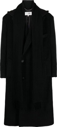 Double-Breasted Wool-Blend Coat-AY