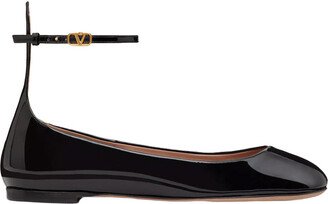 Tan-Go Patent Leather Ballerina Flat