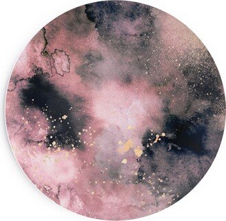 Salad Plates: Watercolor Marble - Pink Salad Plate, Pink