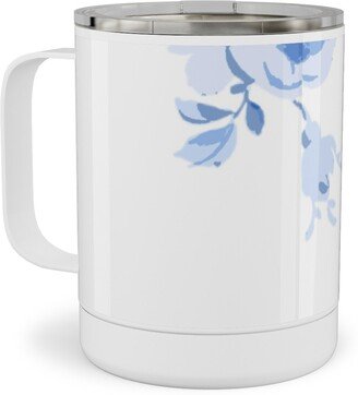 Travel Mugs: Emalyn Stainless Steel Mug, 10Oz, Blue