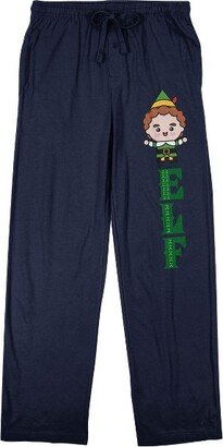 Kawaii Buddy Men's Navy Sleep Pajama Pants-Medium