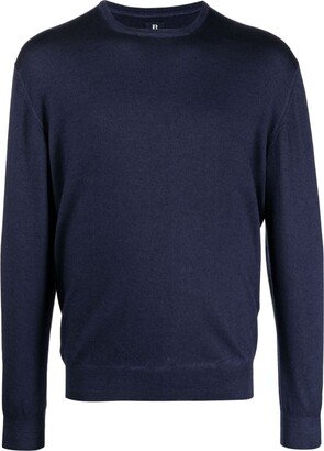 Boggi Milano Fine-Knit Crew-Neck Jumper