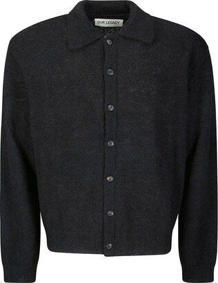 Long Sleeved Buttoned Knitted Cardiagn