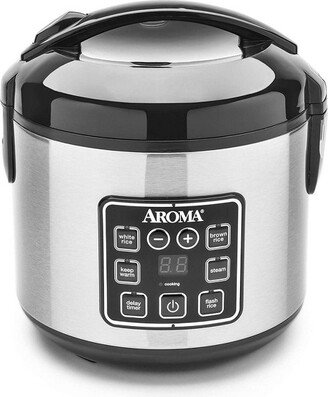 64 Ounces Digital Cool-Touch Rice Cooker and Food Steamer, Stainless Refurbished