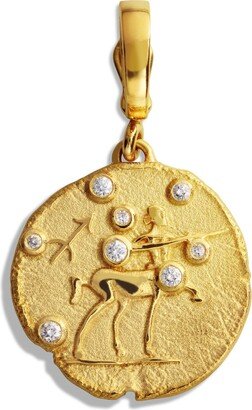 Of The Stars Sagittarius Small Coin Yellow Gold Charm