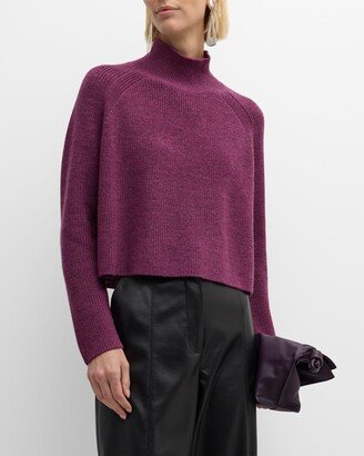 Missy Merino Wool Cropped Turtleneck Sweater