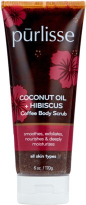 Coconut Oil + Hibiscus Coffee Body Scrub