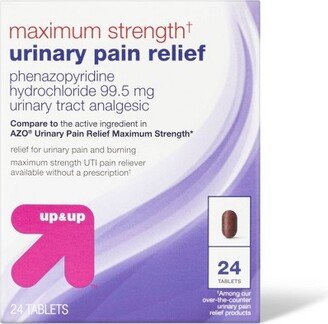 Maximum Strength Urinary Pain Relief and UTI Pain Reliever - 24ct - up & up™