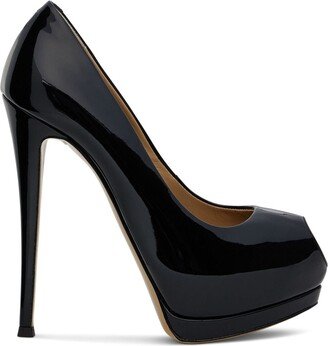 Sharon 130mm leather pumps