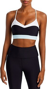 Color Block Medium Support Sports Bra - 100% Exclusive