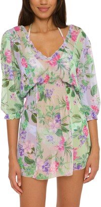 Everglade Floral Cover-Up Dress