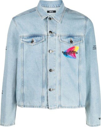 MSFTSrep Logo-Print Denim Jacket-AA