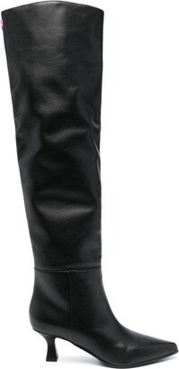 3juin 60mm Pointed-Toe Leather Boots