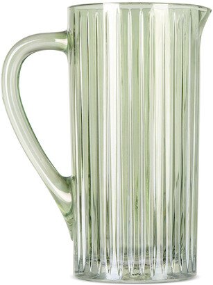 Green Ridged Pitcher