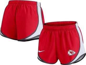 Women's Red Kansas City Chiefs Plus Size Tempo Shorts