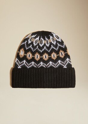 The Alpina Beanie in Black Multi