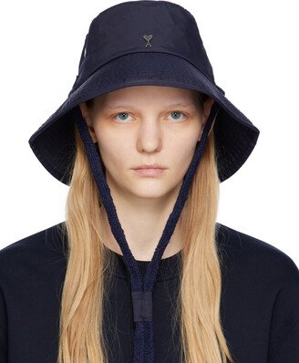 Navy Ami de Cœur Bucket Hat