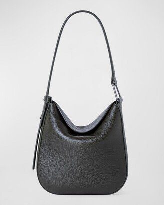 Anna Little Leather Hobo Bag