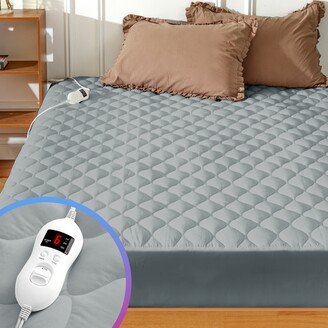 MEJO Quilted Electric Heated Mattress Pad