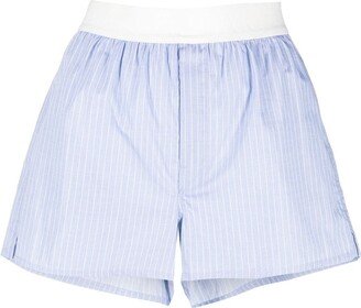 Striped Boxer-Style Shorts