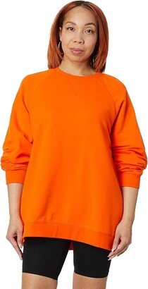 LABEL Go-To Big Crew (Orange) Women's Sweatshirt