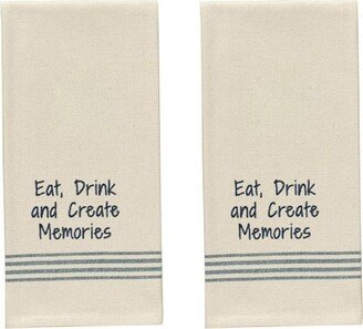 Park Designs Live Every Moment Dishtowels - set of 2