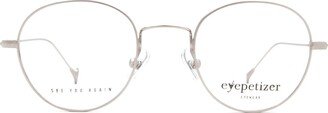 Eyepetizer Zelda Matte Silver Glasses